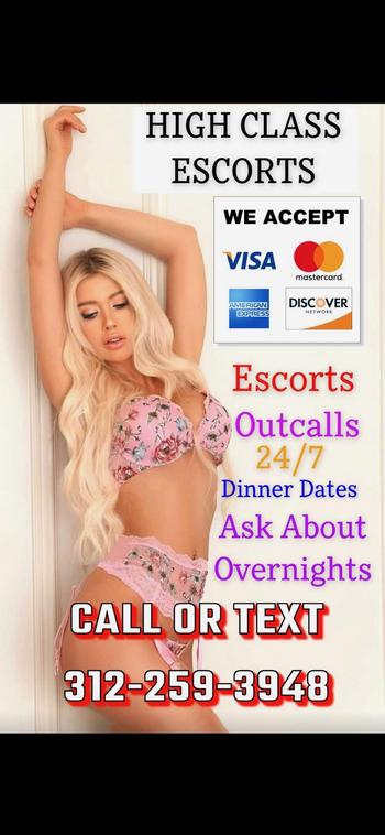 Fancy Chicago Escorts, 26 Caucasian female escort, Chicago